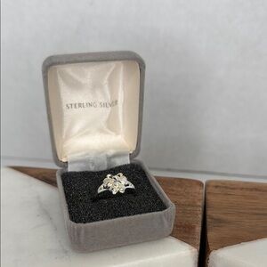 Vintage Estate 925 Sterling Silver Butterfly Ring lot D42